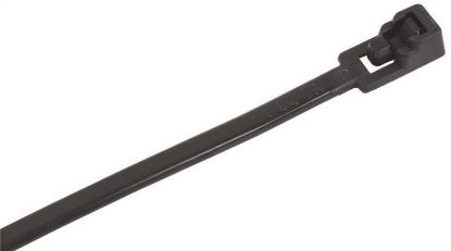 Picture of 12" Cable-tie Releasable Uv-resistant Black-color